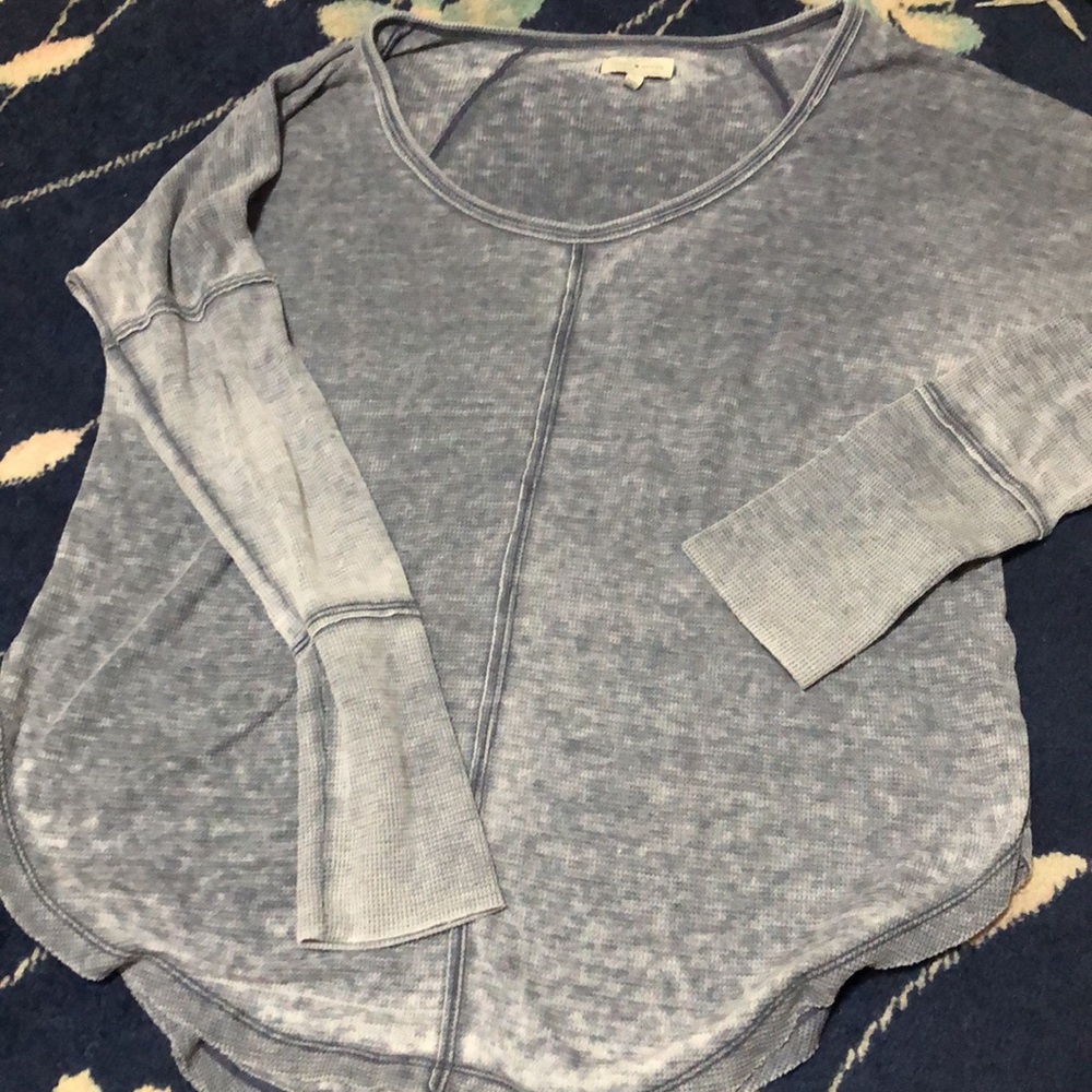 Lucky brand burnout long sleeve top - Picture 4 of 5